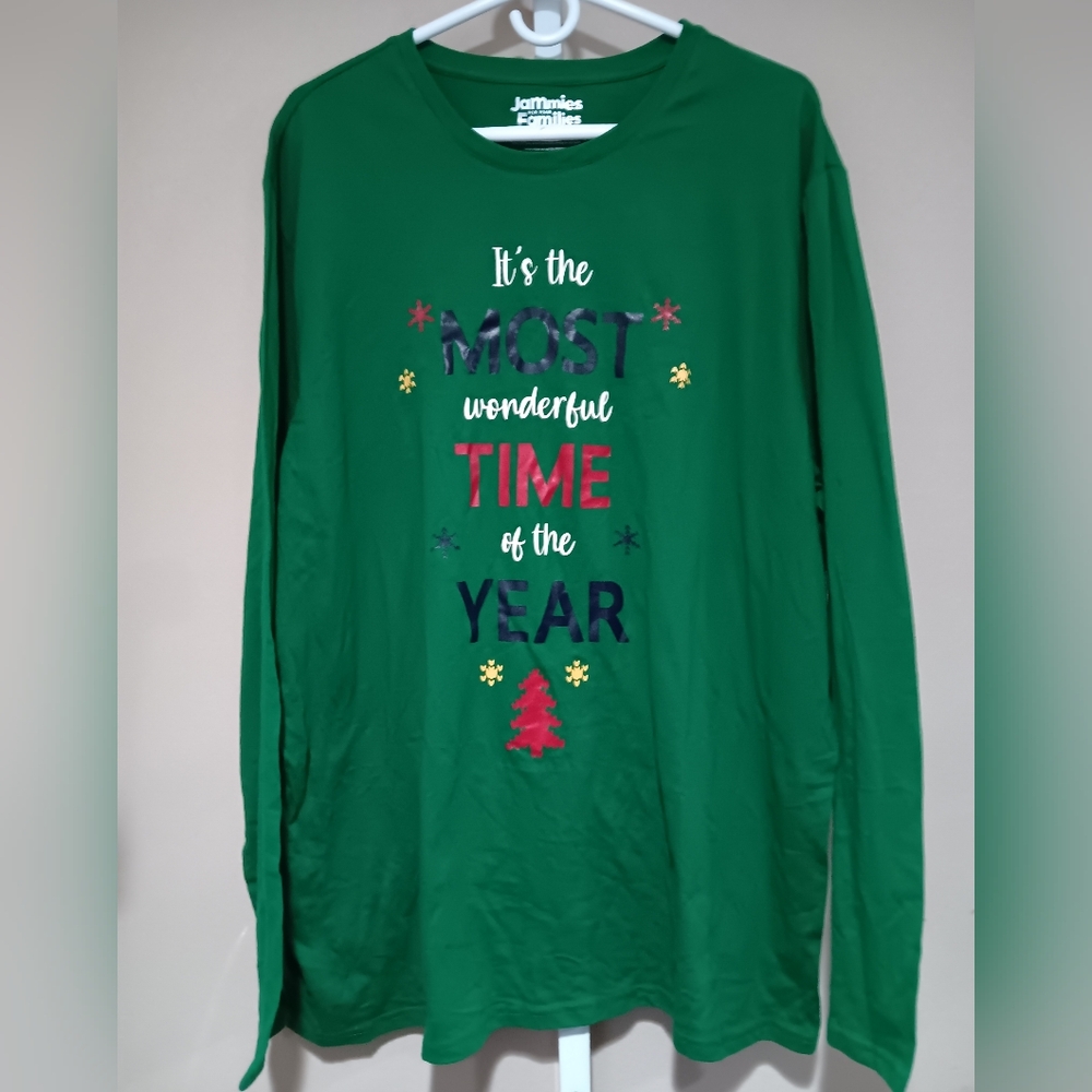 Men's Jammies for Your Families (Size XL) "Wonderful Time of the Year" Top (NWT)